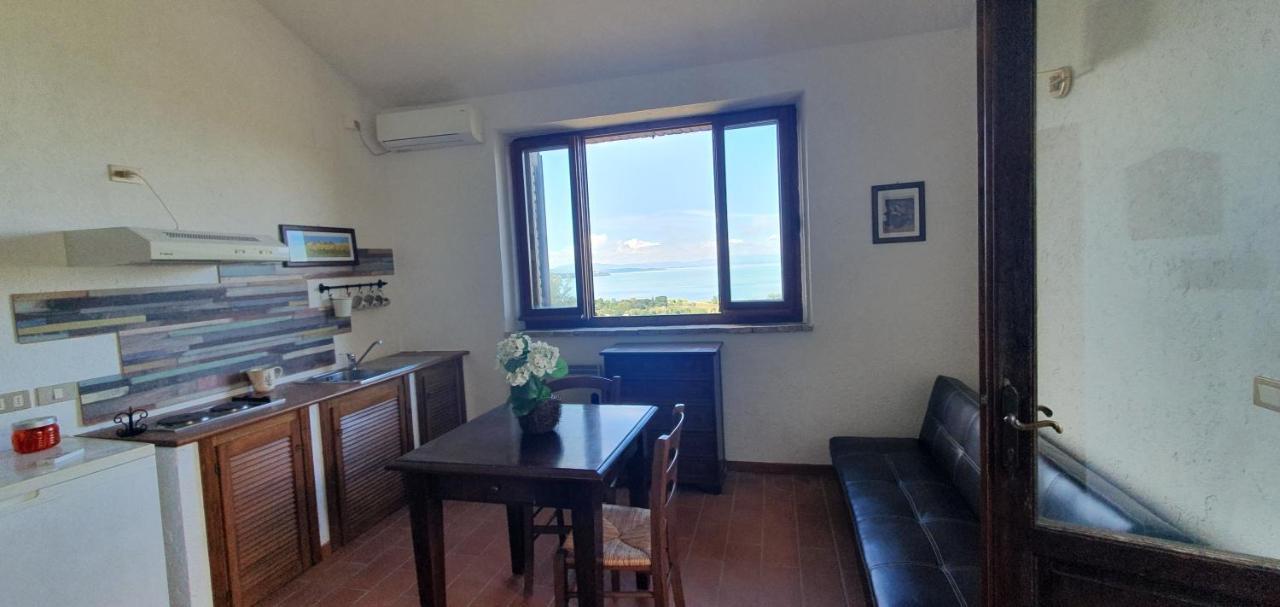 Poloturisticoumbria Rustico Con Piscina Vista Lago Passignano sul Trasimeno Buitenkant foto