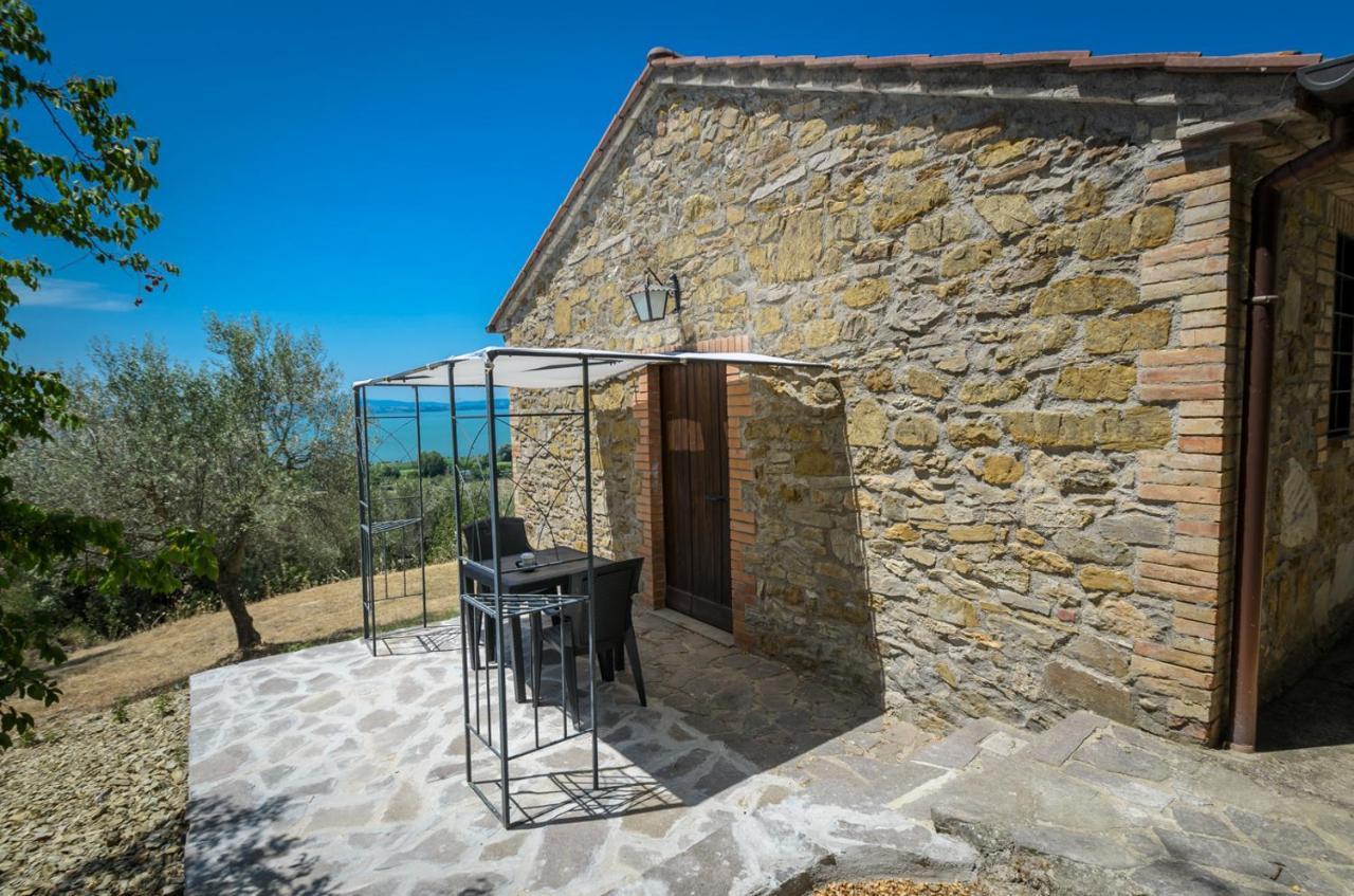 Poloturisticoumbria Rustico Con Piscina Vista Lago Passignano sul Trasimeno Buitenkant foto